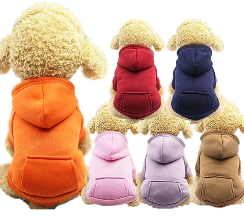 

wholesale customized Pocket sweater hat casual sports Hoodie autumn winter small medium cat dog clothes