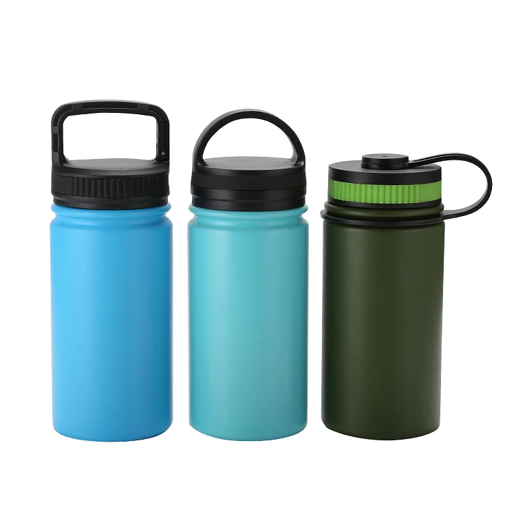 

MIKENDA Hot sale 500ml tea bottle with infuser double walled stainless steel vacuum insulated flasks, Black, white, green and custom color