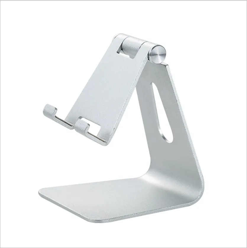 

Foldable adjustable aluminum alloy mobile phone bracket stand for ipad