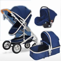 

2020 Wholesale cheap travel system luxury baby stroller 3 in 1 with carrycot and carseat