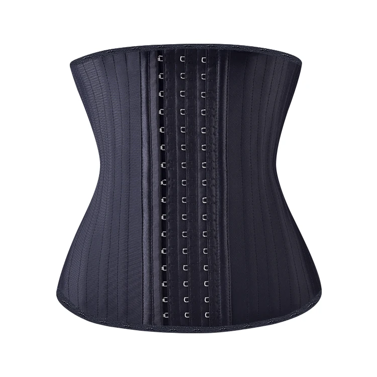 

Custom Elastic Control Tummy Waist Shapewear Female Plus Size Latex Cincher 3 Row Hooks Cotton Corset