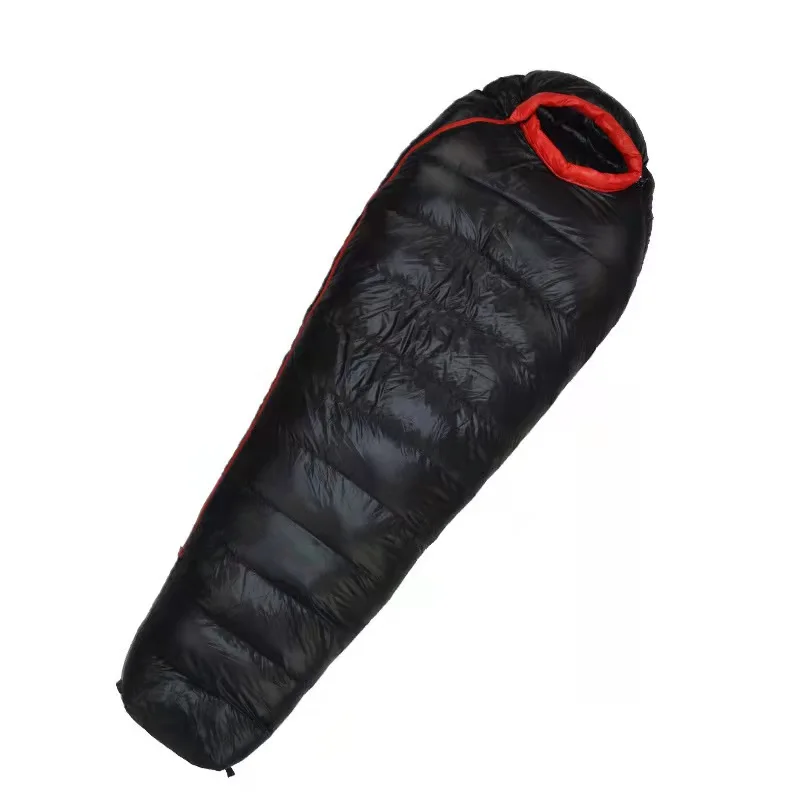 

Mummy Double Down Fill Sleeping Bag Soft Cold Weather Best Camping Hiking Sleeping Bag Custom Logo, Customized color