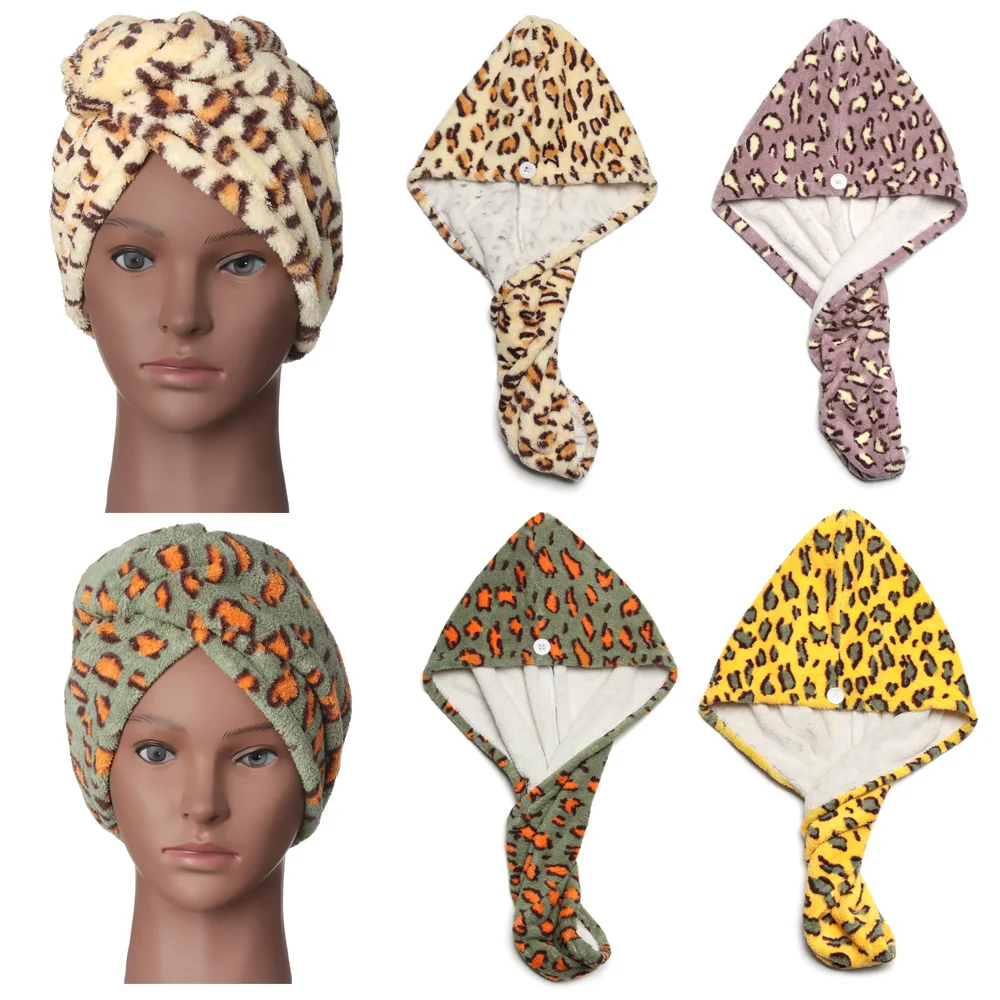 

FREE SHIPPING Microfiber Quick Drying Bath Towel Hair Dry Shower Cap Soft Head Wrap Turban Hat for Household Bathing Decoration, Picture shows