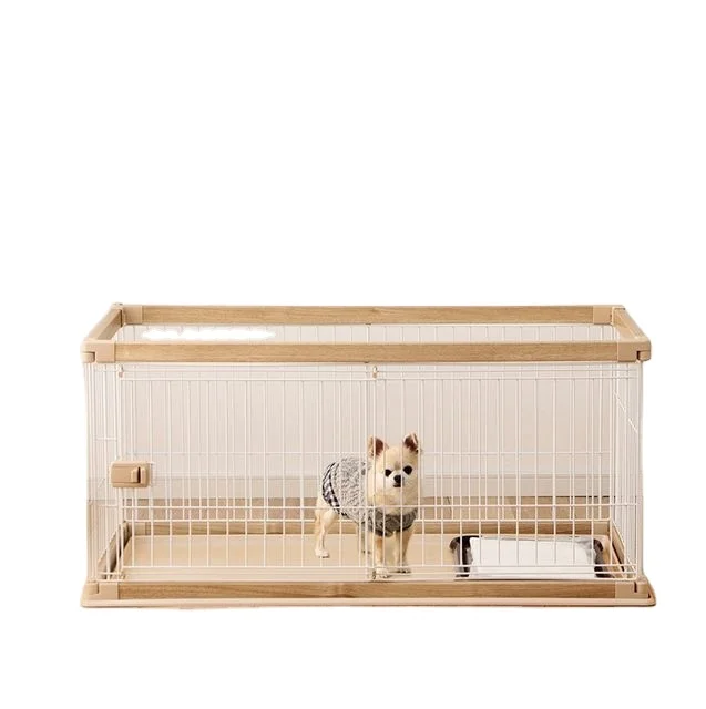 

Pet cage solid wood cage indoor dog house dog fence