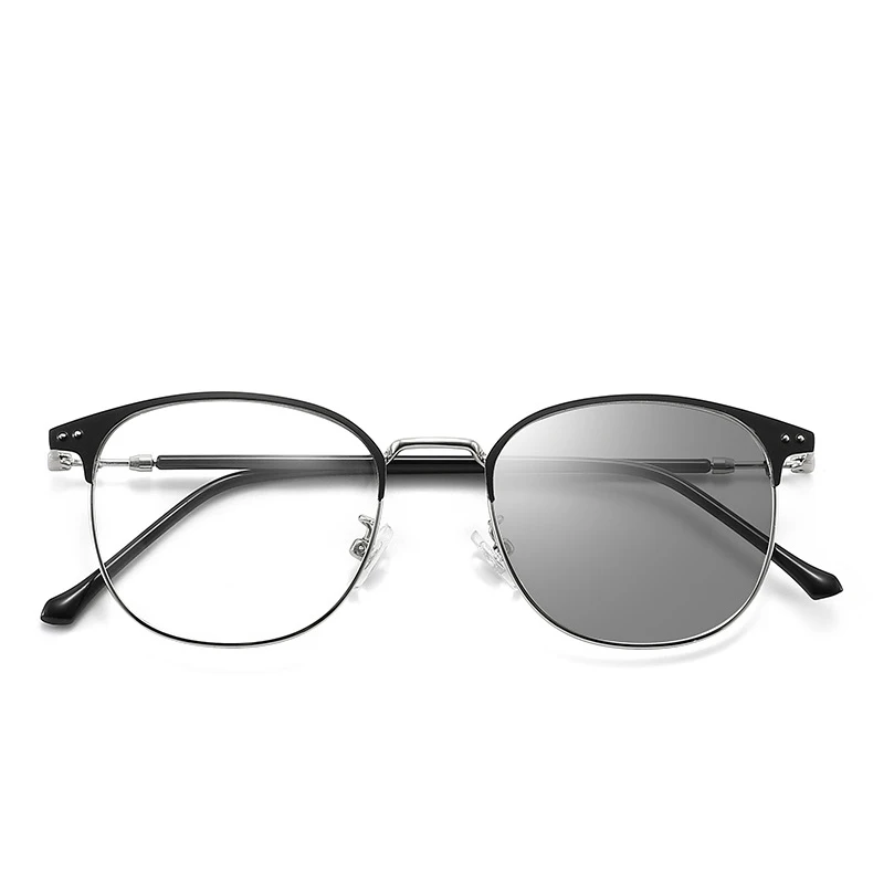 

Men and women photochromic lens optical eyeglasses frames metal photochromic glasses frame
