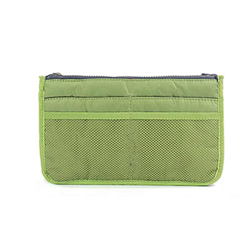 

Womens Cosmetic Makeup Bag Organizer Travel Insert Lady Handbag Fashion Handbag, 14 colors