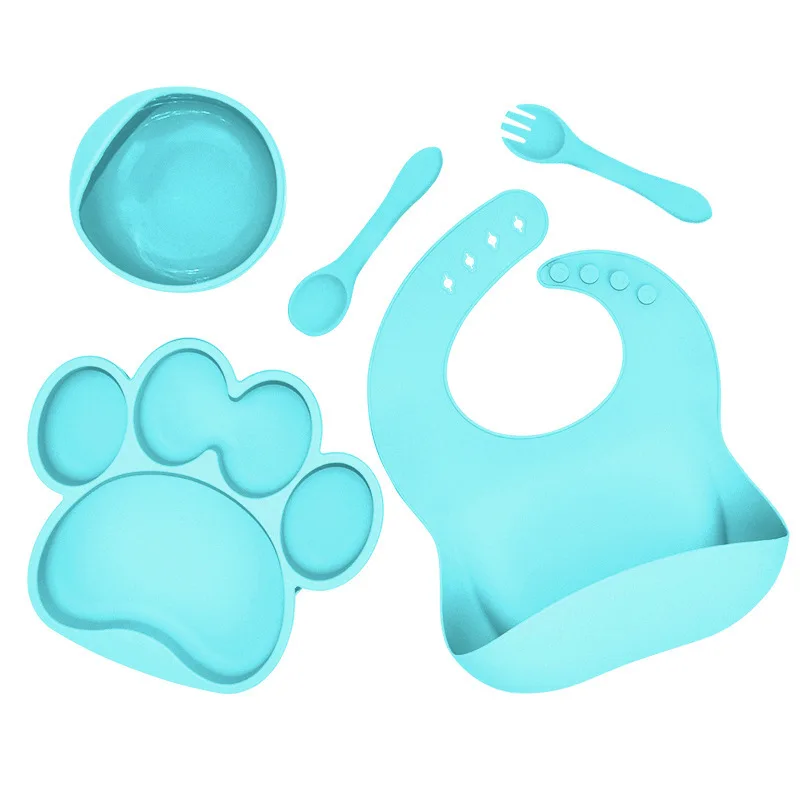 

Custom Foldable Collapsible Food Grade ECO Friendly School Kids Adult Silicone Container Set kids dining