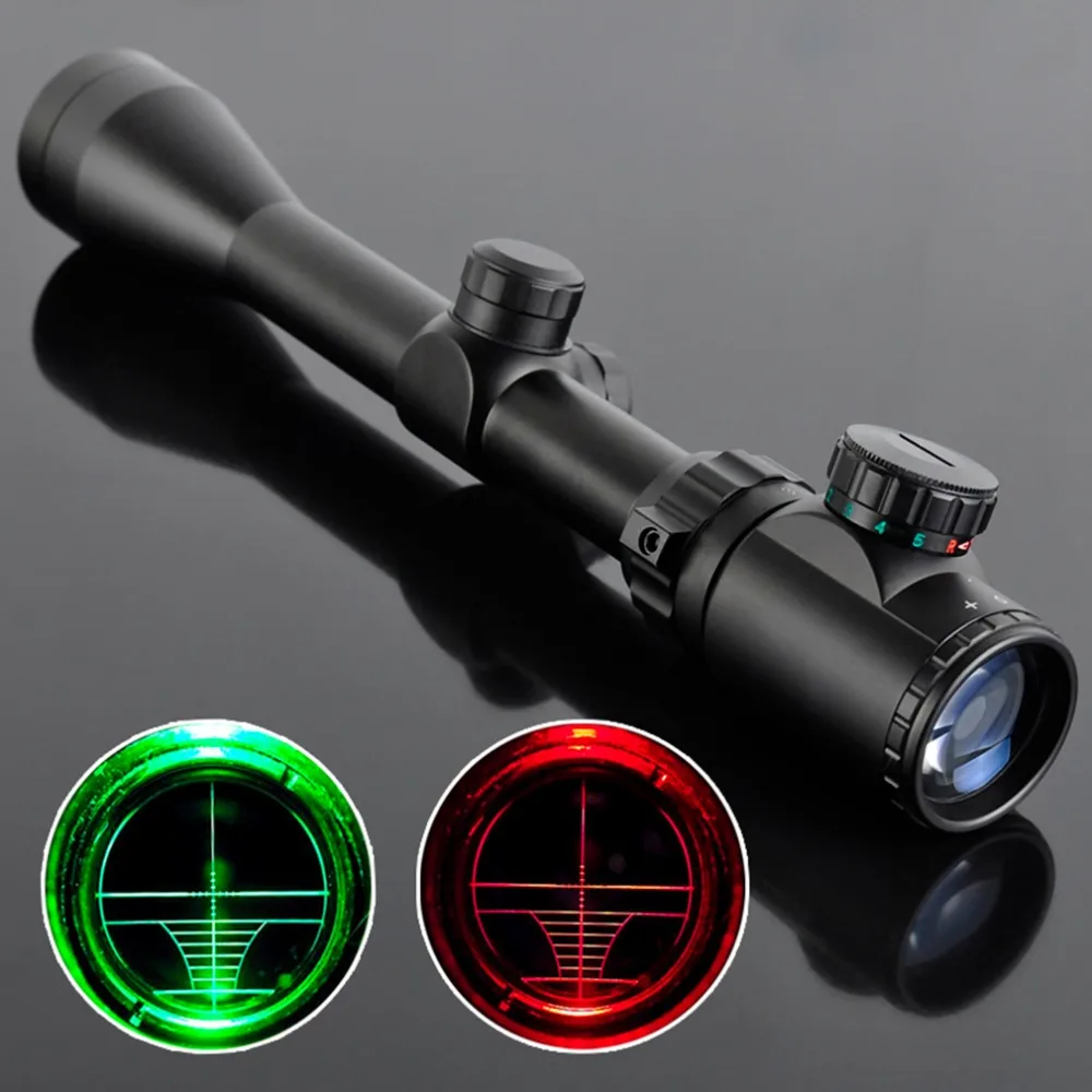 

High Quality 3-9x40 Riflescopes Tactical Air Rifle Optics Spotting Scopes For Hunting with Adjustable Mounts