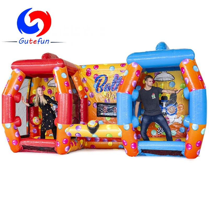 

2020 fantastic two persons interactive inflatable sport games IPS Ninja Party for sale