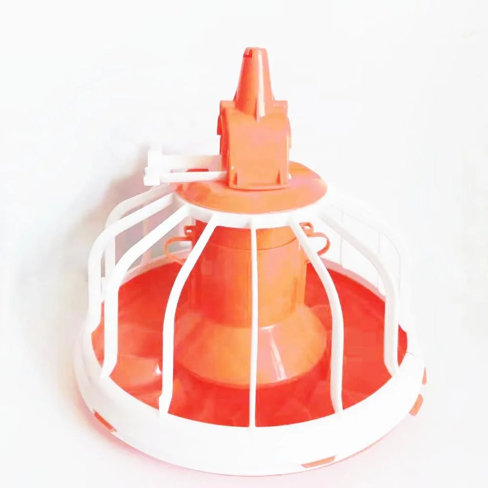 New Type Poultry Feeder Pan Automatic Broiler Pan Feeding Line System Equipment