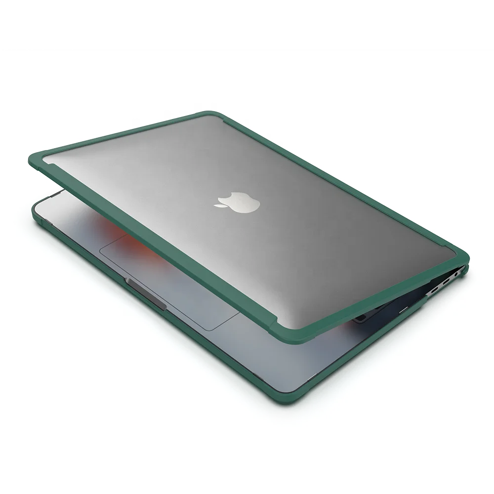 

Factory Wholesale Shockproof Laptop Case Hard Shell Eco Friendly Custom for Macbook Pro Case, Green/black/grey/blue