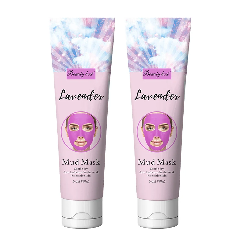

OEM Factory Organic Vegan Clay Facial Mask Stick Skincare Pink Green Purple Gold Whitening Cleansing VC Flower Lavender Mud Mask