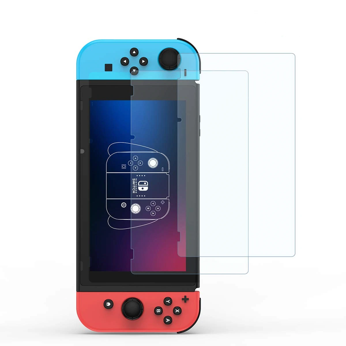 

2.5D Anti-Scratch Bubble Free Tempered Glass Screen Protector For Nintendo Switch For Nintendo Switch Lite, Transparent