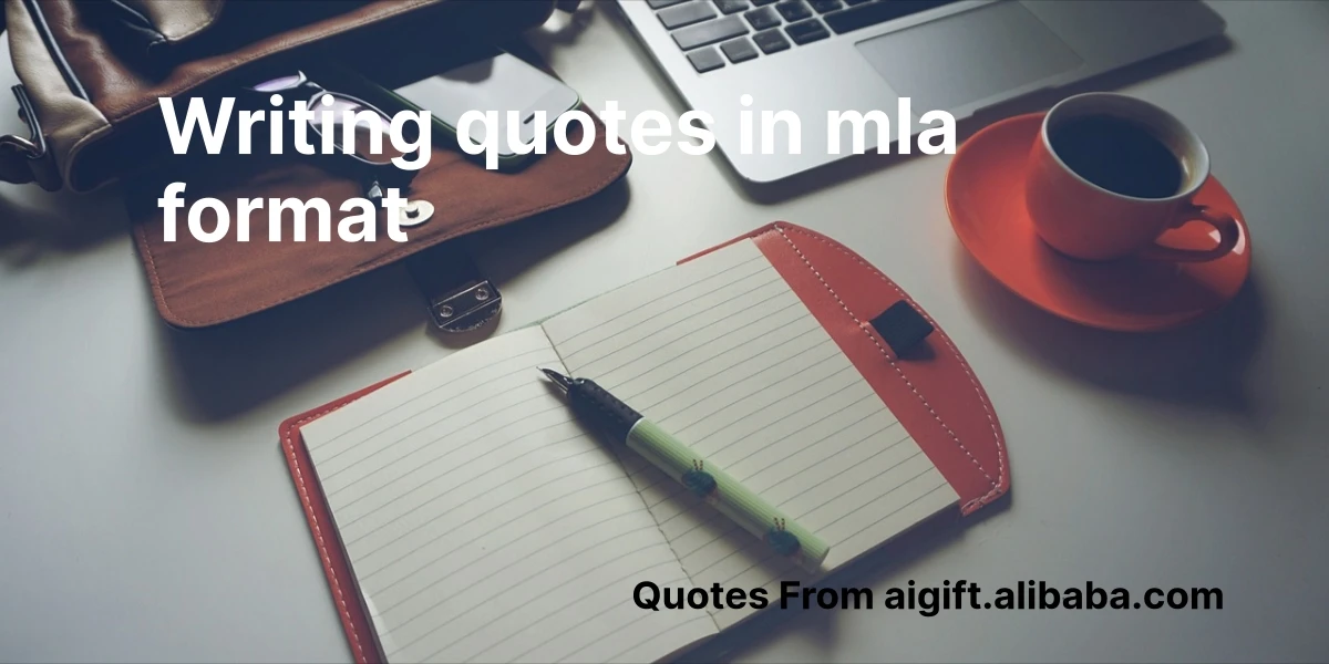 writing quotes in mla format
