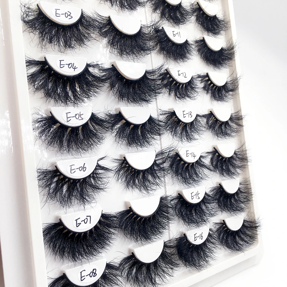 

Ready To Ship 25mm Lashes Black Cruelty Free Luxury Mink Lashes