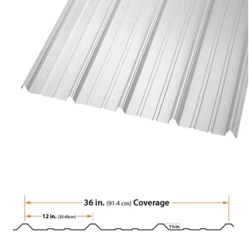 Pbr R Galvalume 26 Gauge Roof Panel Sheet Metal Roll Forming Machine ...