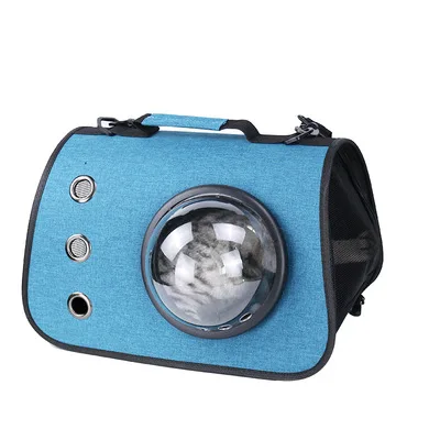 

2021 HOT sell Travel Pet Carrier Shoulder Bag Carriers Airline Approved Soft Foldable Breathable Pet Carrier Bag, Grey,blue or customized