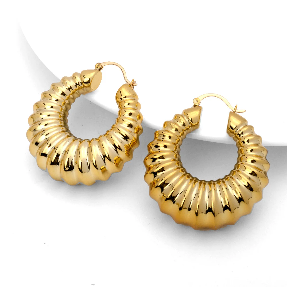 

2021 New Fashion Classic Jewelry for African Earrings Fashion party earrings for romantic hip-hop trends, 14k gold plated