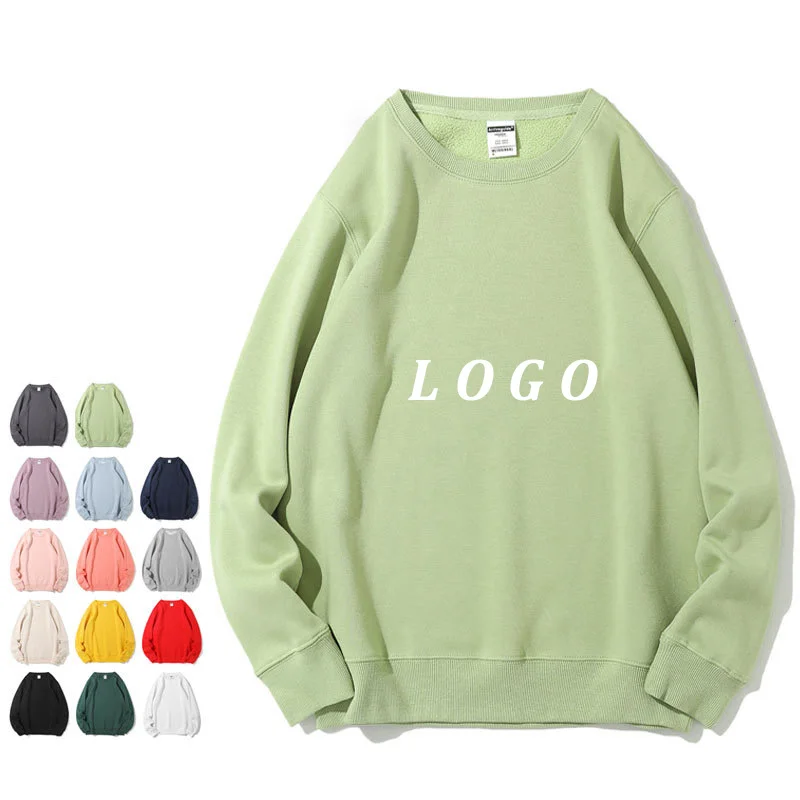 

Wholesale Polyester Blank Custom Sweatshirt Fleece Pullover Crewneck Plain Sweatshirts For Men