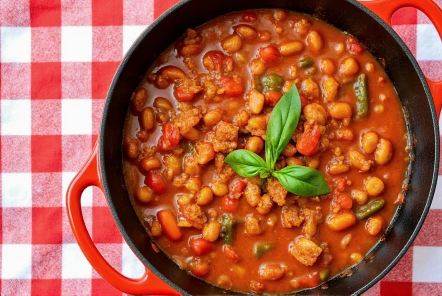 Homemade Chili In Pot