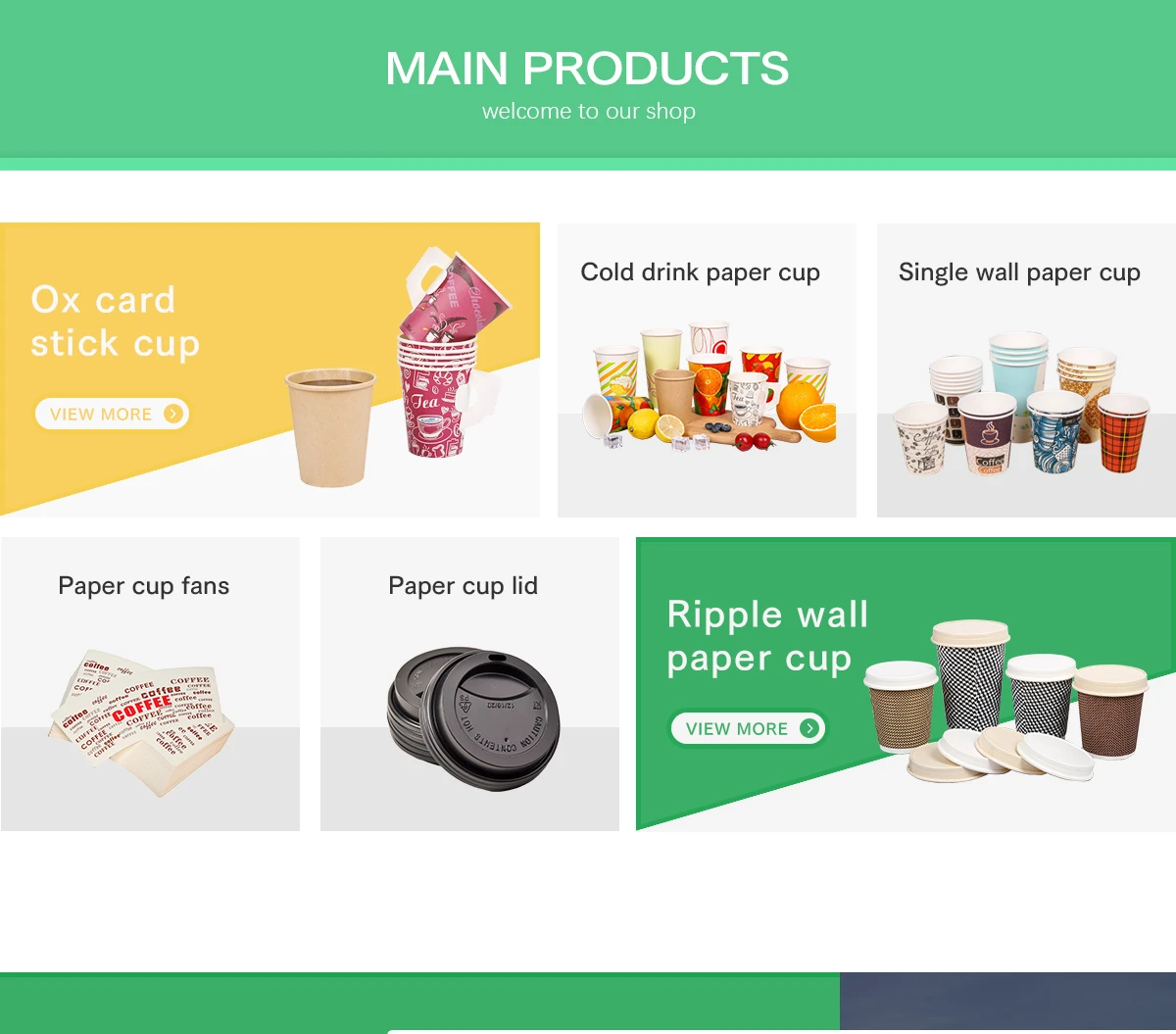 Anqing Shenghua Paper Packaging Co., Ltd. - Paper cups, paper cup fans