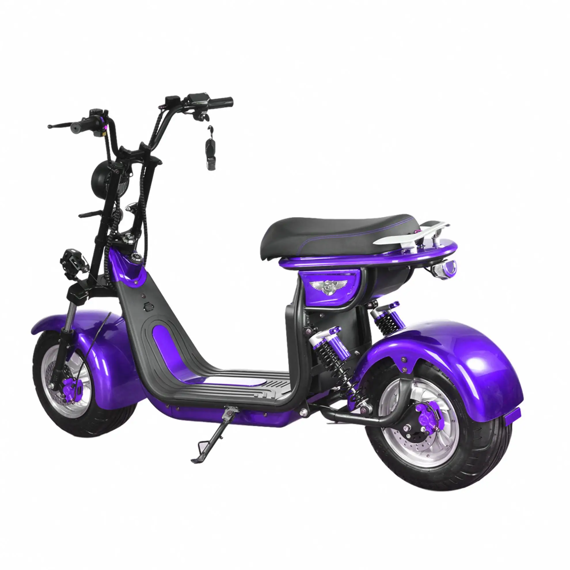 

YIDE 2 Seat Mobility Scooter City Scooter City Coco City Motor Cycle Off Road Citycoco Green Electric 1000W Motor Electric, Black