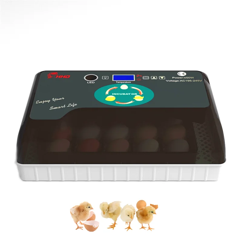 

Solar powered small automatic 20 egg incubator hatching eggs poultry machine