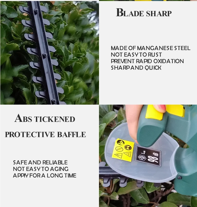 
Hot Sale Double Blade Electric Hedge Trimmer For Roadside Pruning 