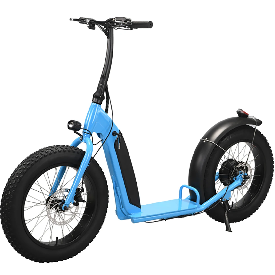 

20Inch Big Wheel Folding Electric Scooters Adult E Scooter fat bike Adventure 500W offroad climbing electric scooter
