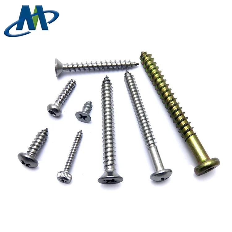 
Factory Price White Galvanized Phillips Self Tapping Flat Head Wood screw 