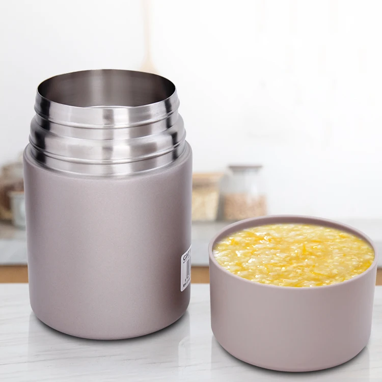 

Portable stainless steel lunch box Double Wall insulated food grade soup jar whth handle thermal office school lunch box, Various colors & customized