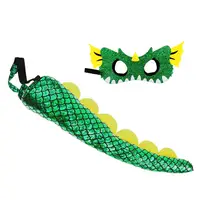 

Dinosaur Tails Costume for Kids Party with Dragon Mask for Boys Girls Hallowmas Dress-up Christmas Gifts Birthday Party Favors