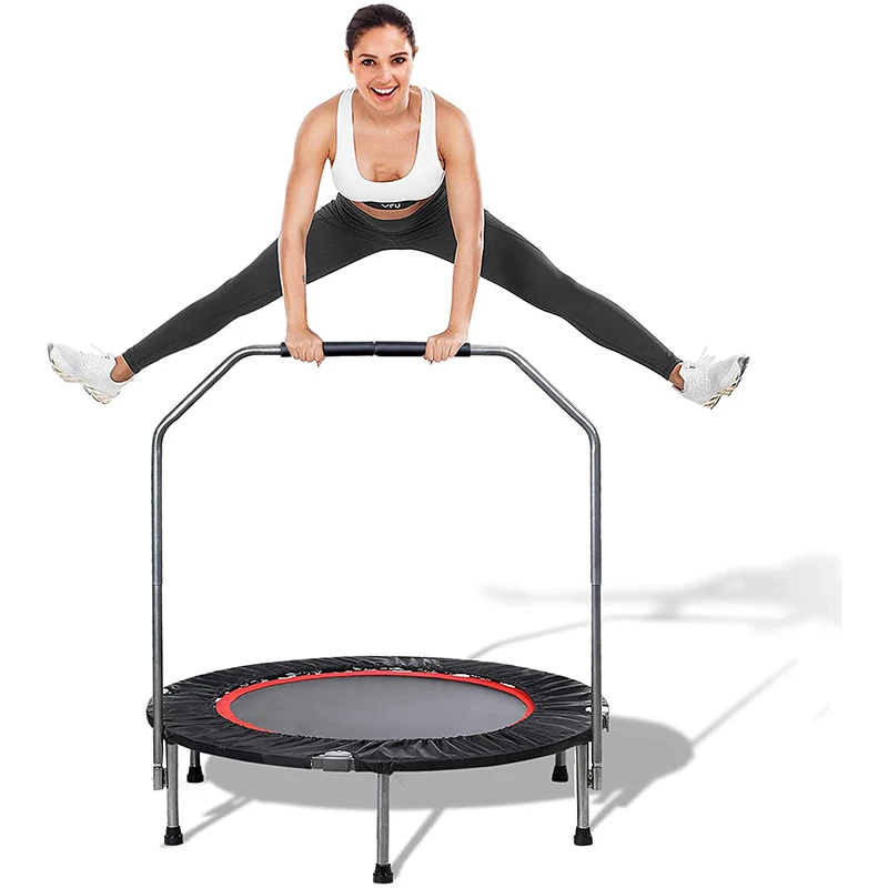 

Indoor Jumping Gymnastic 40" Foldable Fitness Exercise Rebounder Mini Trampoline