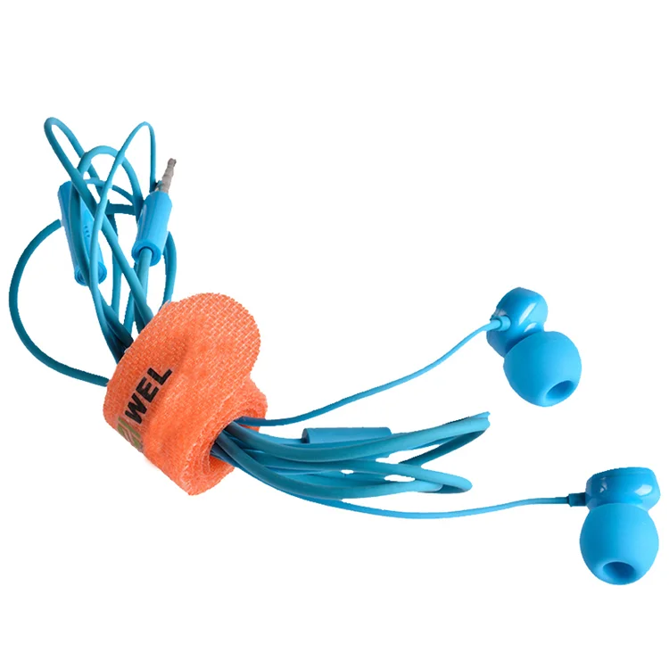 
Nylon back to back hook and loop cable ties 