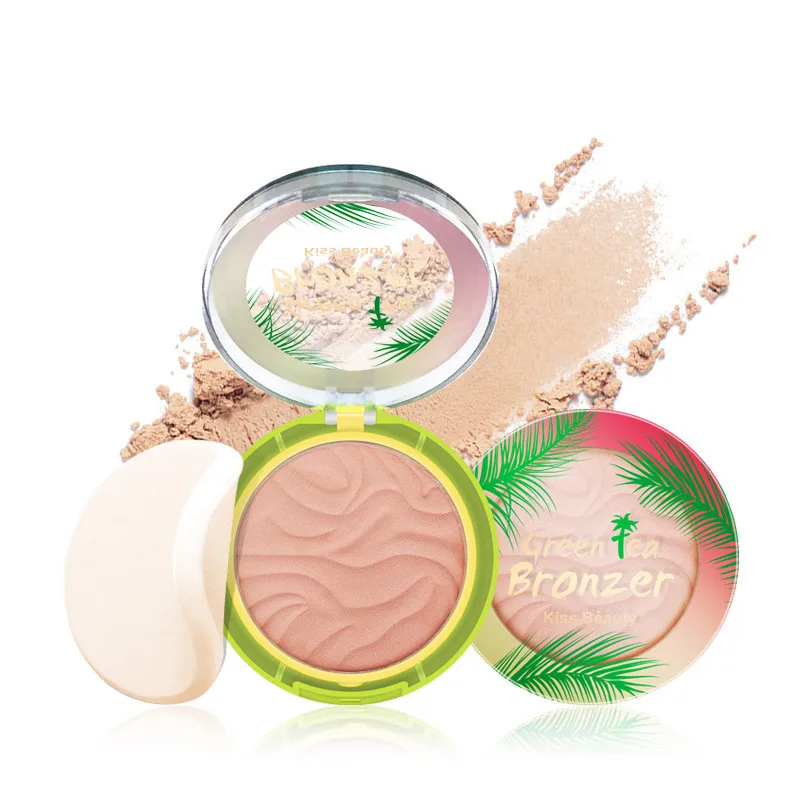 

Long Lasting Face Oil Control Makeup Matte Foundation Press Powder Pallet Cosmetic Case, 2 colors