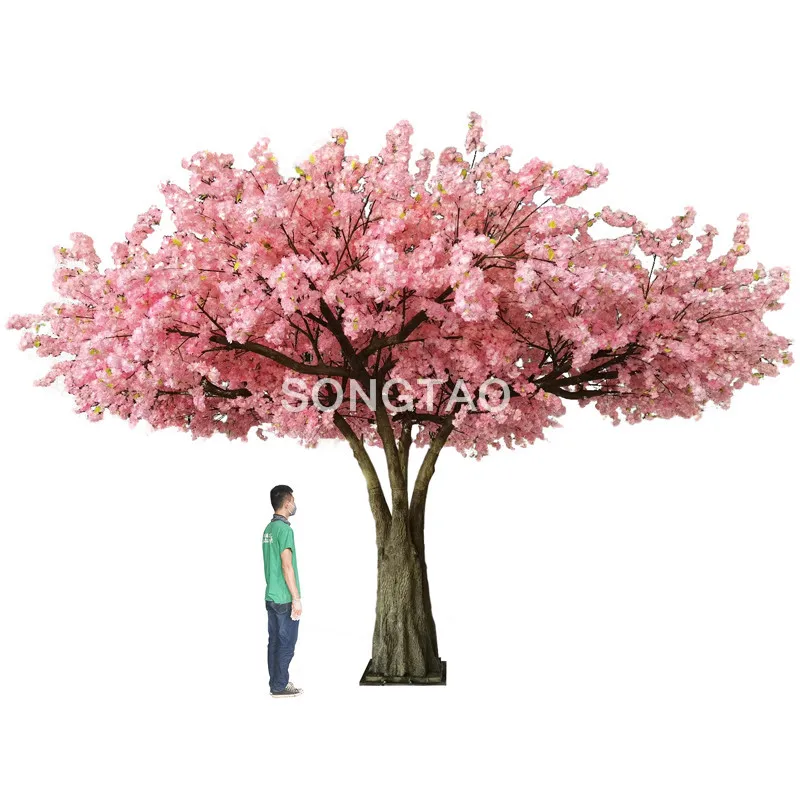 

Wedding Table Centerpieces Decorative Pink 6 Meter Canopy Artificial Sakura Flowers Blossom Tree