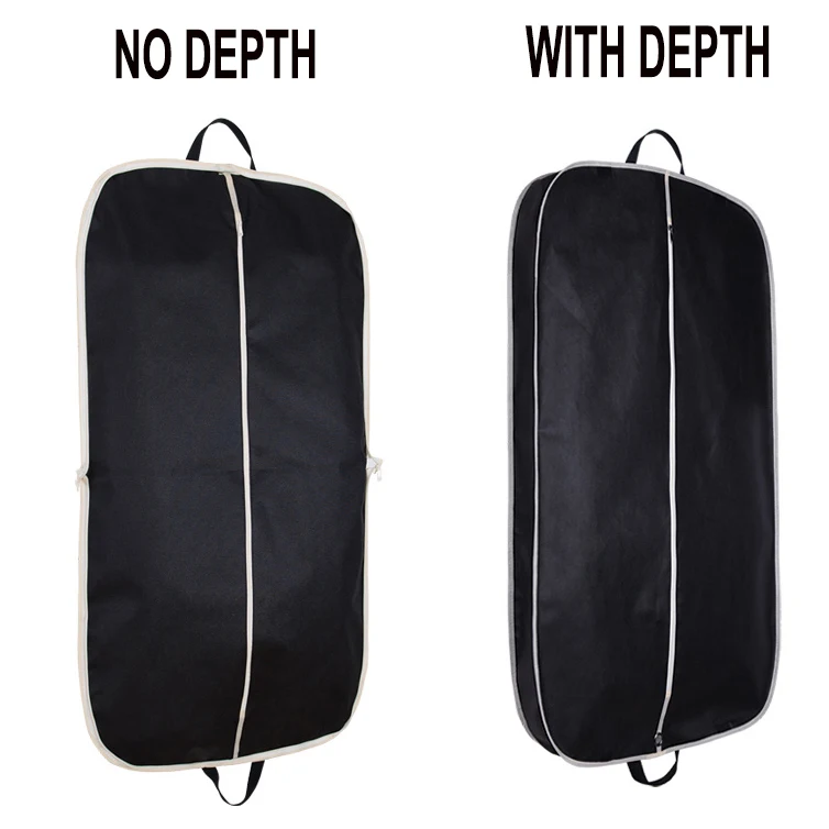 Customized Ecofriendly Garment Bag With Zipper Pocket Buy Garment