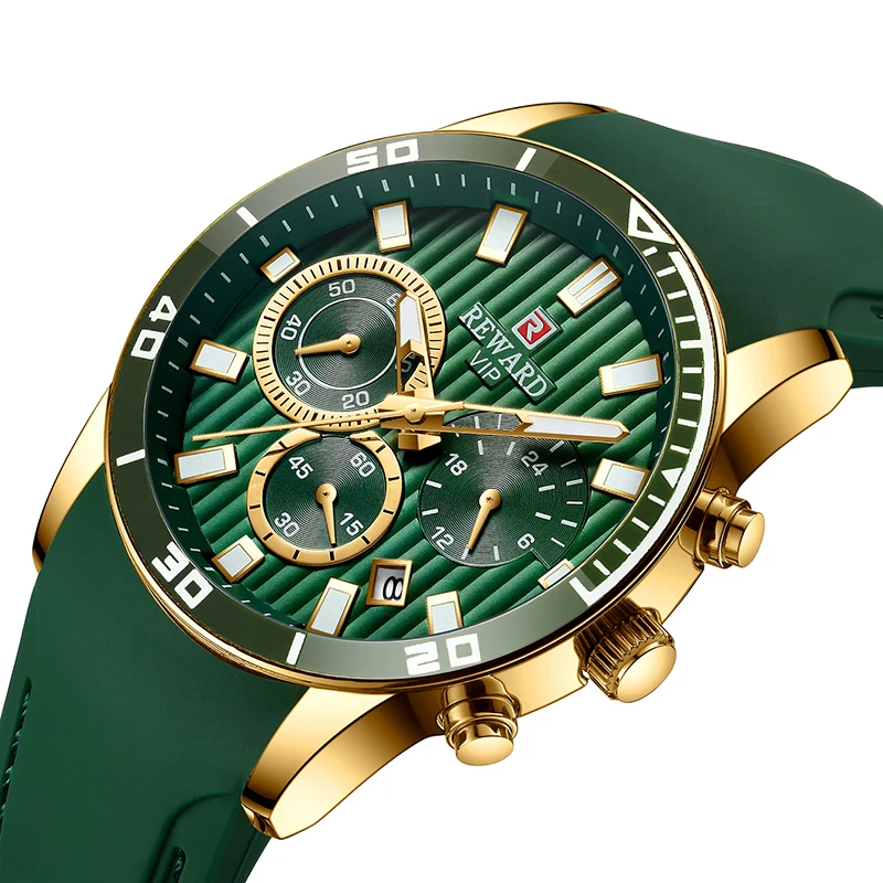 

REWARD 83005 Reloj Guangzhou Men Watches Waterproof Stainless Steel Chronograph Fashion Sports Quartz Watch Men Wristwatch, As pictures