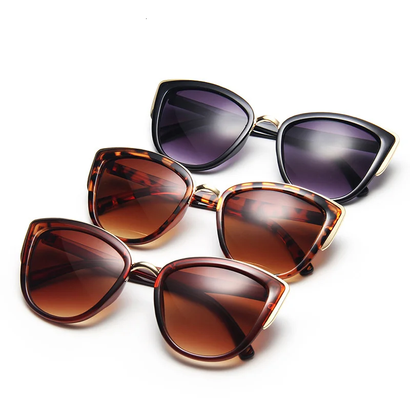 

2022 Brand Vintage Cat Eye Sunglasses Women Retro Driving Round Metal Frame Glasses For Female Mirror UV400 Sun glasses