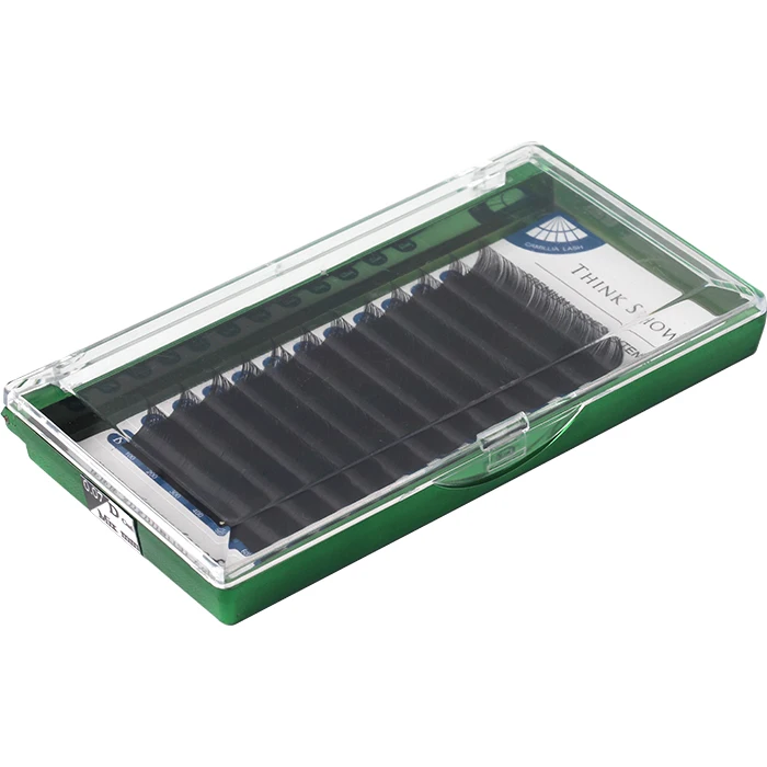 
Factory supply wholesale J B C CC D DD L Curl private label silk eyelashes extension with cheap price 