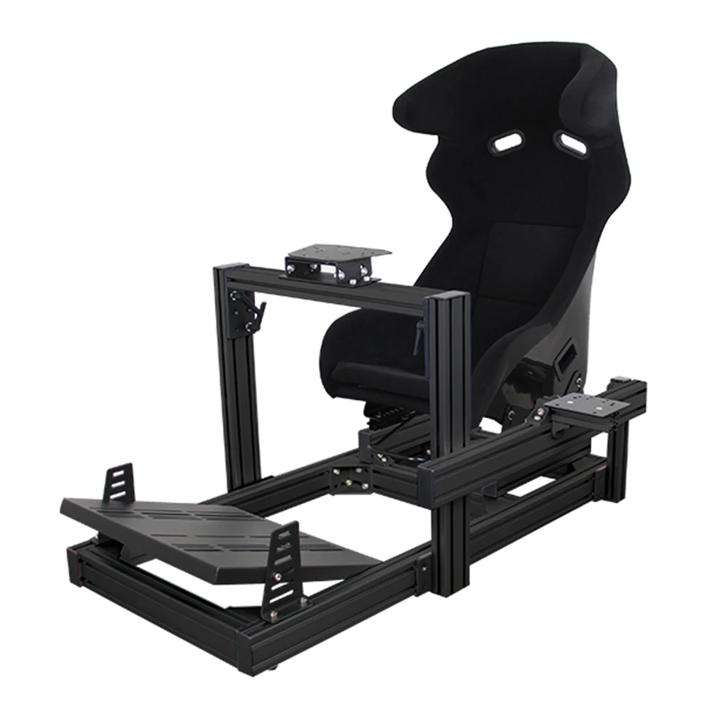 

Racing Seat With V2 Support Game Support Stand Up Simulation Driving Bracket For Logitech G29, G27 And G25 Racing Simulator Seat