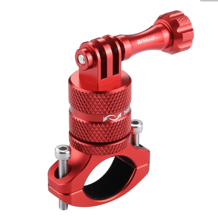 

PULUZ 360 Degree Rotation Bike Handlebar Adapter Mount for Action Cameras, Red