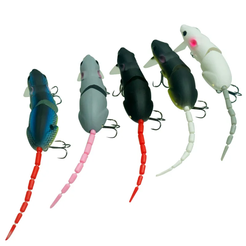 

15.2g Hot selling Bionic hard bait plastic lure black minnow bass fishing lures, 4 colors