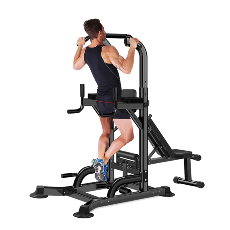

Hot sale commercial home equipment pull body improvement fitness equipment power tower with bench
