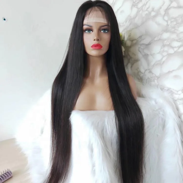 

best straight full lace wig A straight wig A straight wig human hair in stock