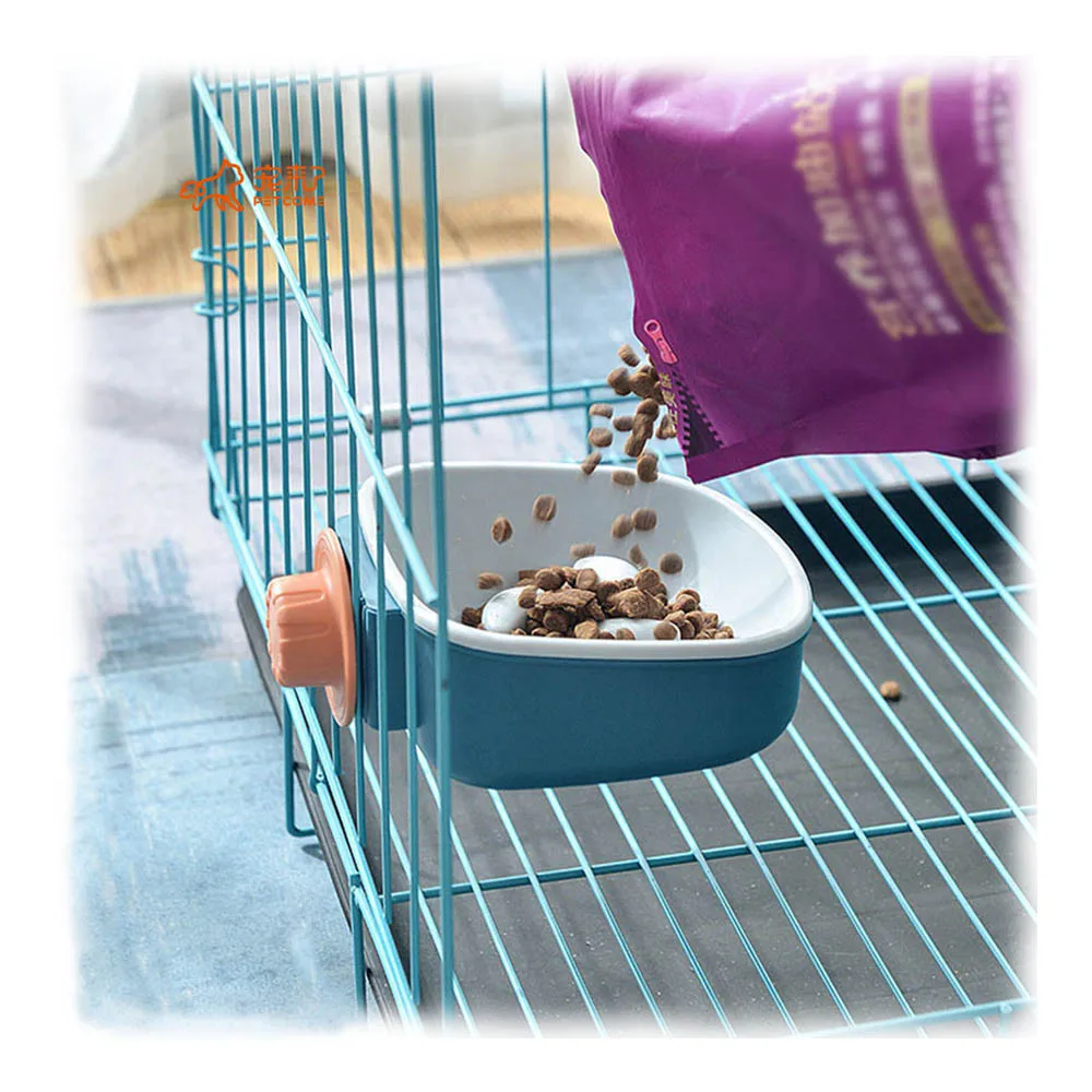 

PETCOME Factory Direct Sale Travel Anti Choking Slow Eating Hanging Pet Bowl Dog Cat, 2 colors