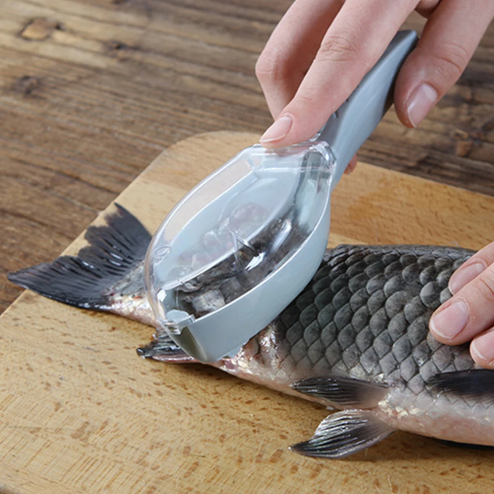 

Wholesale Kitchen Tools Fish Skin Brush, Easy to Remove Fish Peeler Plastic Fish Scale Scraper, White,blue,green