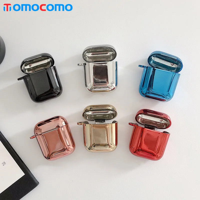 

TOMOCOMO Customizable Design Metal Plating Blank For AirPods Case OEM ODM For AirPod Pro Case, Mix colors