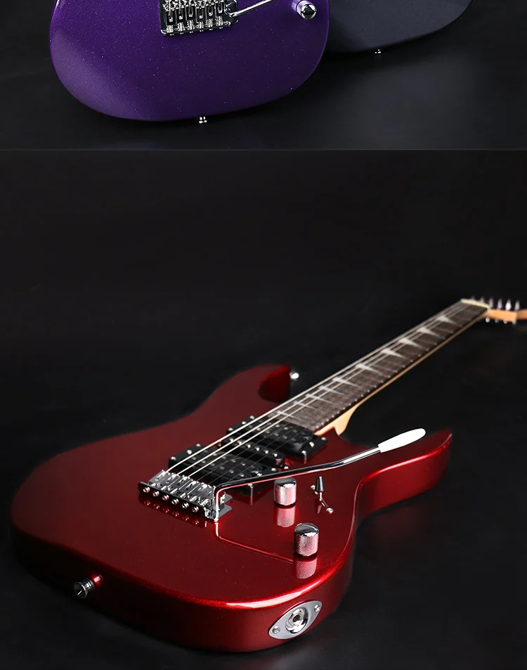 Professional Factory Oem Colorful Chinese Rosewood Electric Guitar