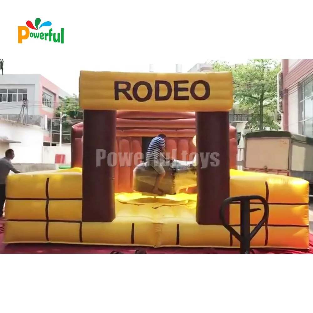 Hot sale inflatable mechanical bull, inflatable rodeo bull ride for sale